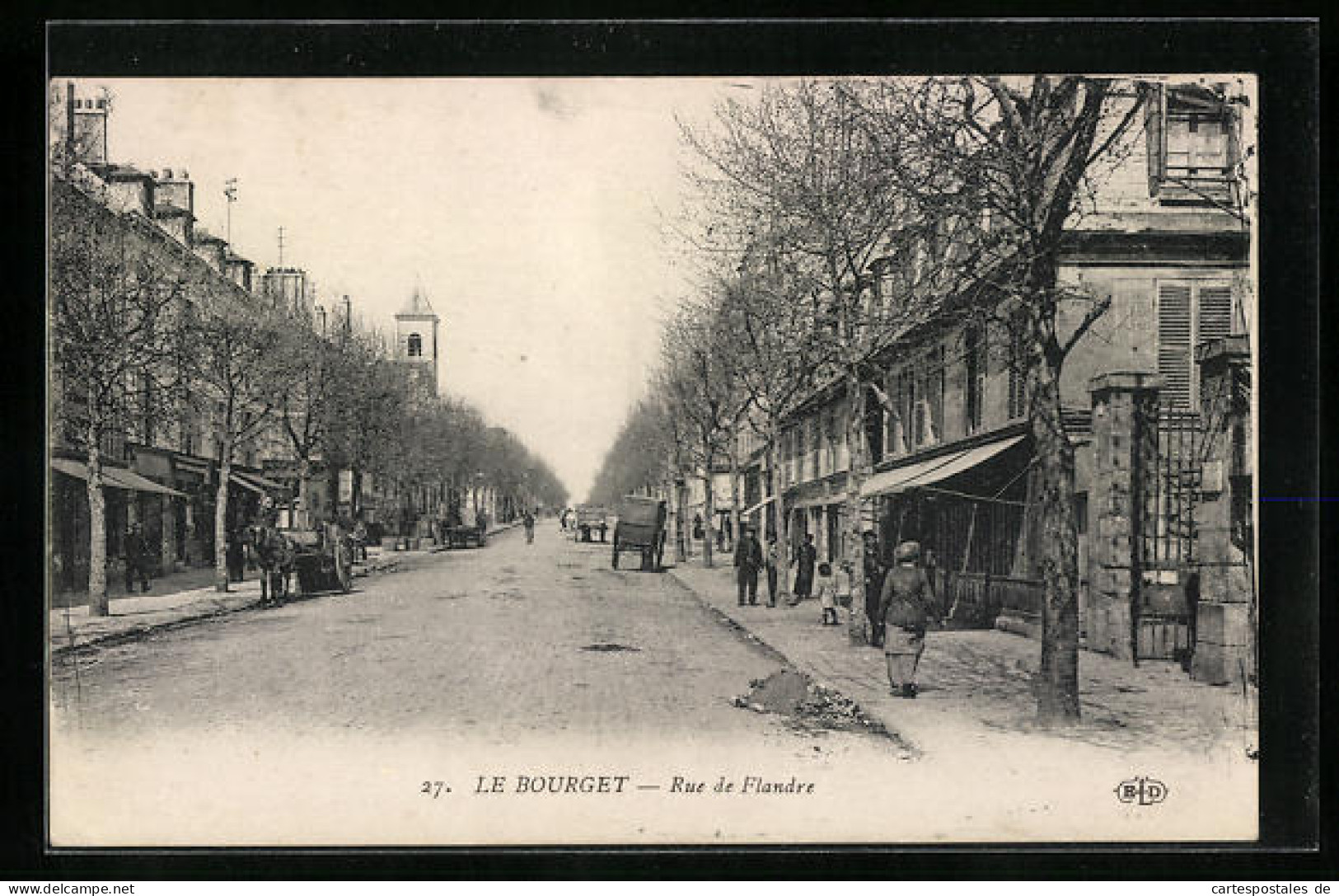 CPA Le Bourget, Rue De Flandre  - Le Bourget