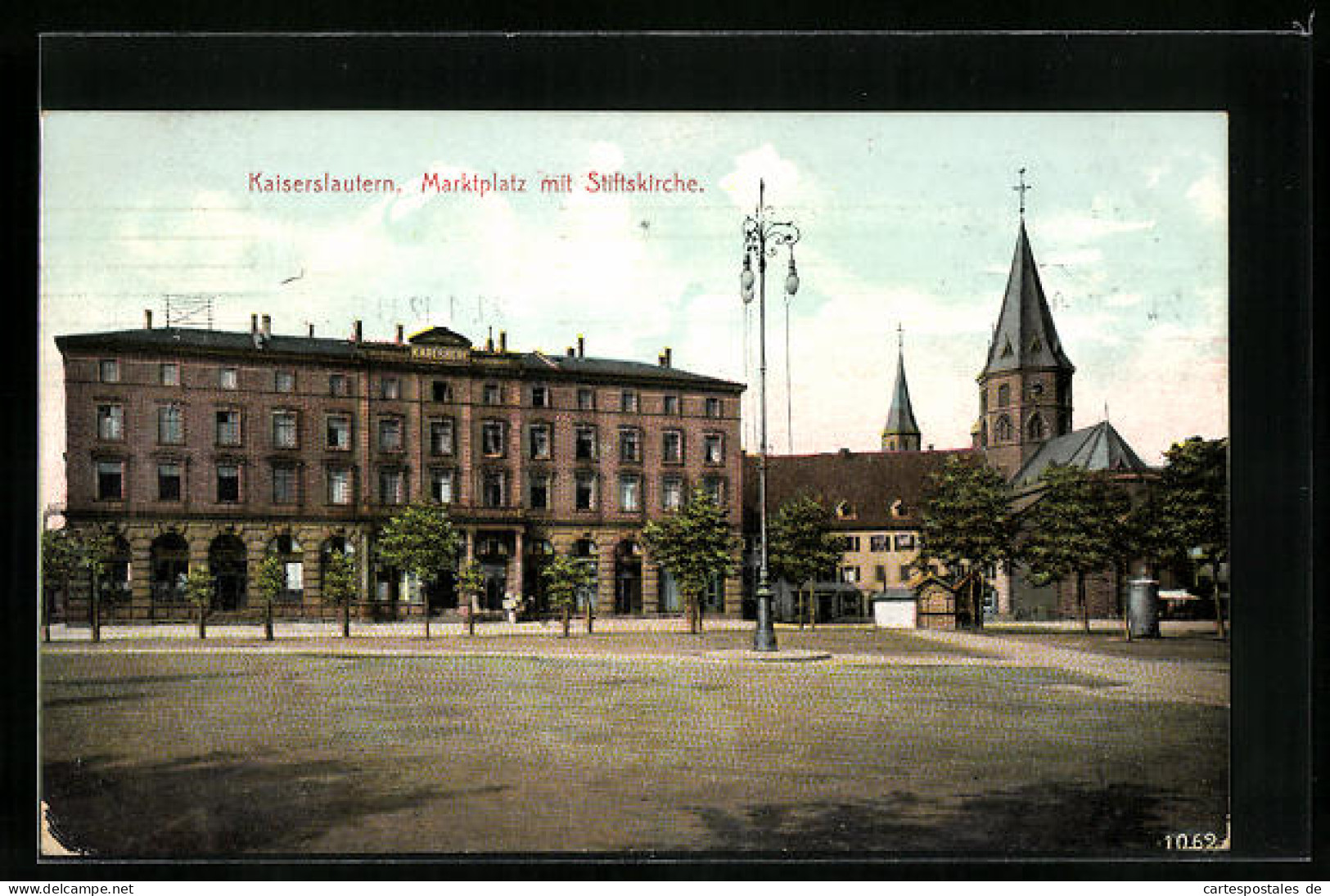 AK Kaiserslautern, Marktplatz Mit Stiftskirche  - Kaiserslautern