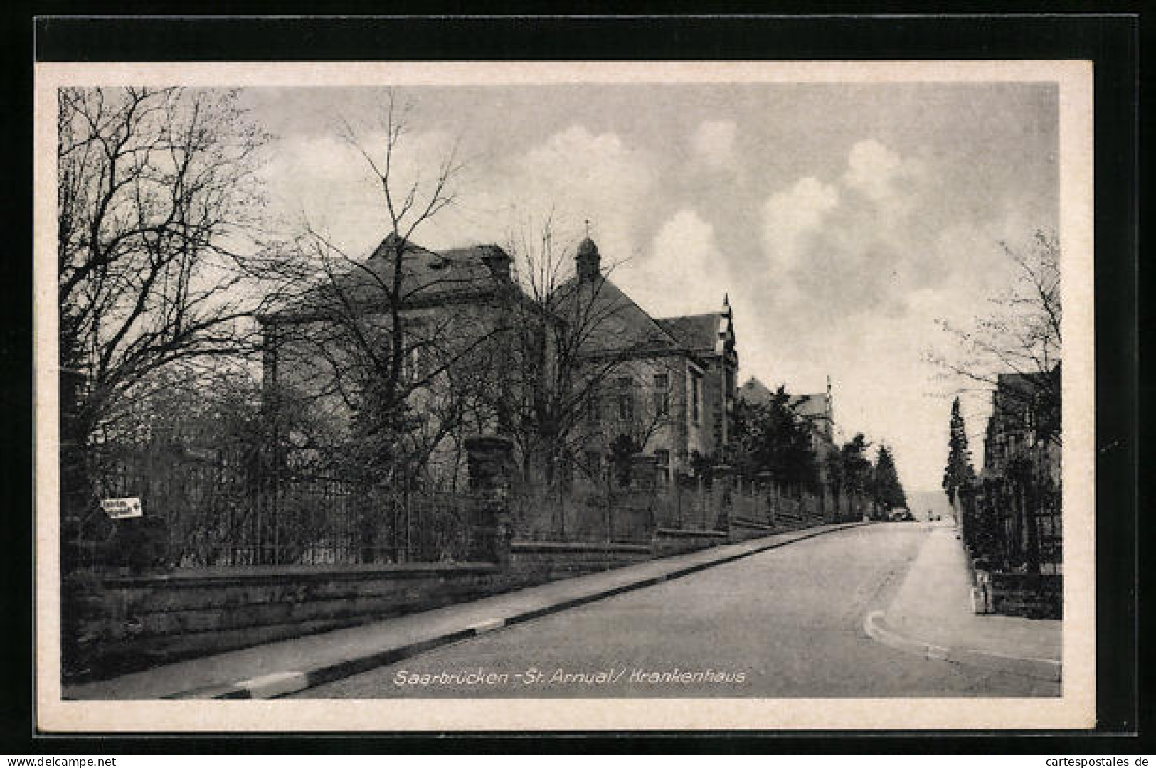 AK Saarbrücken-St. Arnual, Strasse Am Krankenhaus  - Saarbruecken