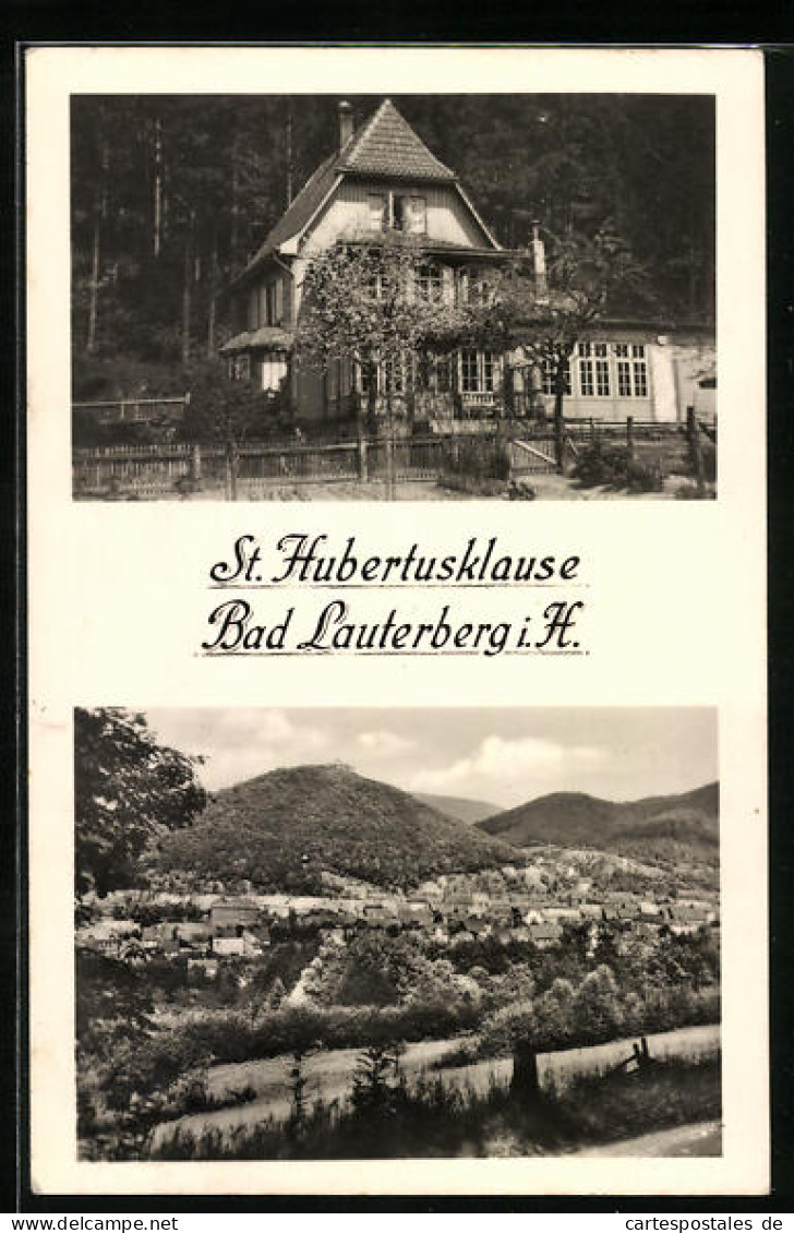 AK Bad Lauterberg I. H., Gasthaus St. Hubertusklause  - Bad Lauterberg