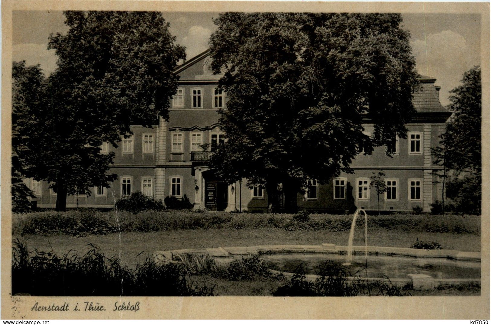 Arnstadt/Thür. - Fürstl. Schloss - Arnstadt