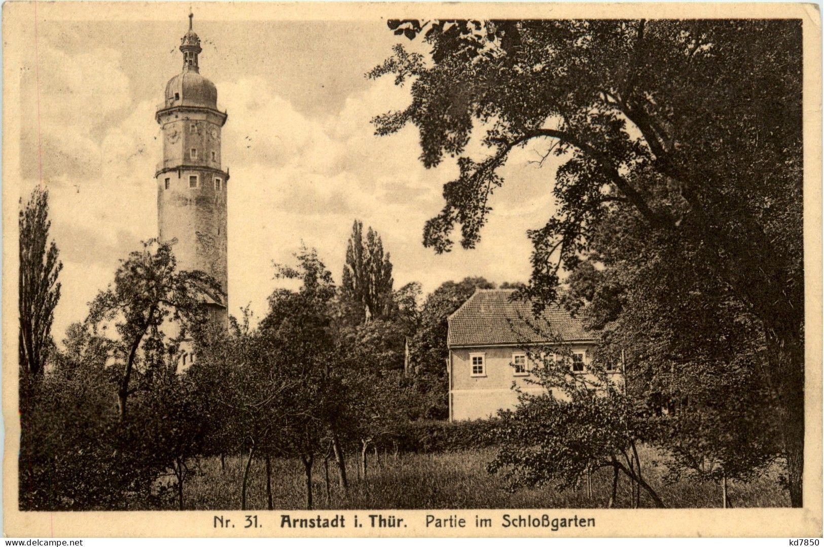 Arnstadt/Thür. - Partie Im Schlossgarten - Arnstadt