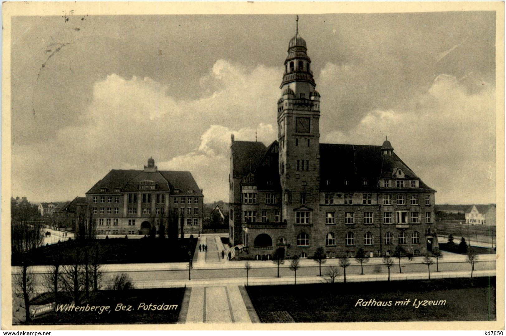 Wittenberge, Rathaus Mit Lyzeum - Wittenberge