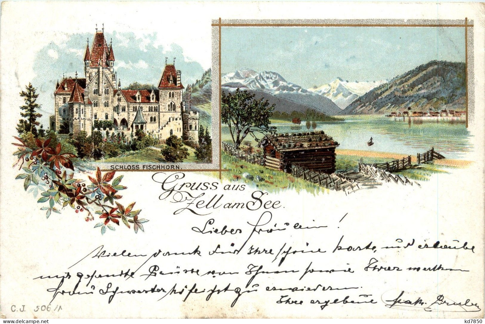 Gruss Aus Zell Am See - Litho - Zell Am See