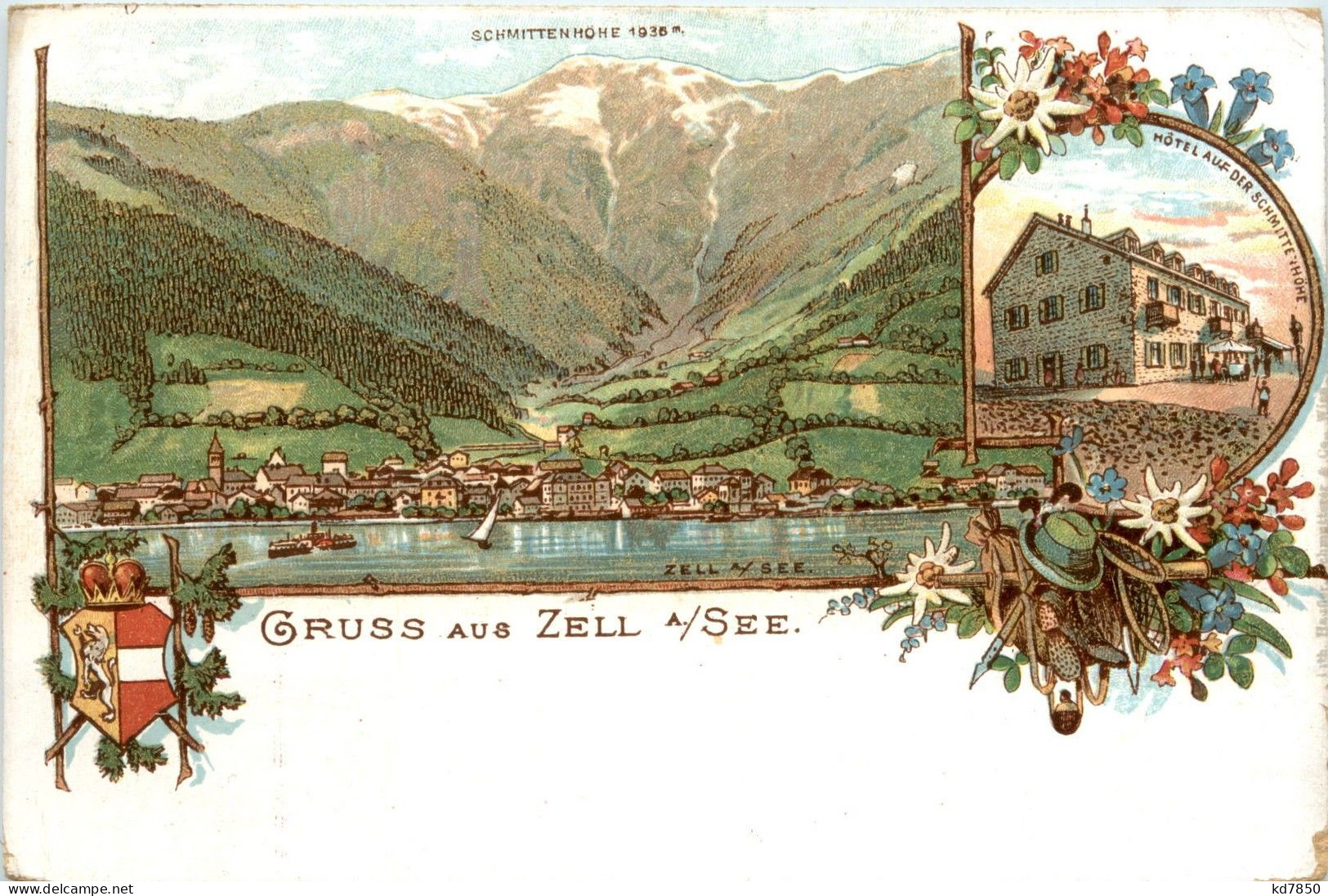 Gruss Aus Zell Am See - Litho - Zell Am See