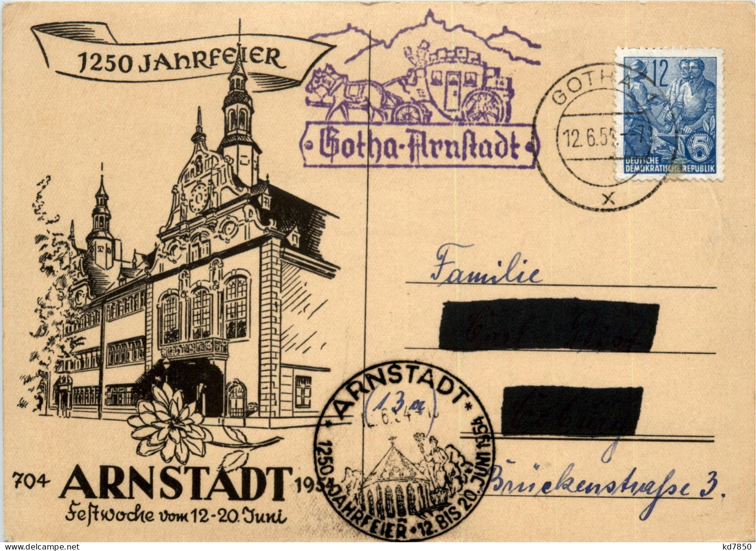 Arnstadt/Thür. - 1250 Jahrfeier - Arnstadt