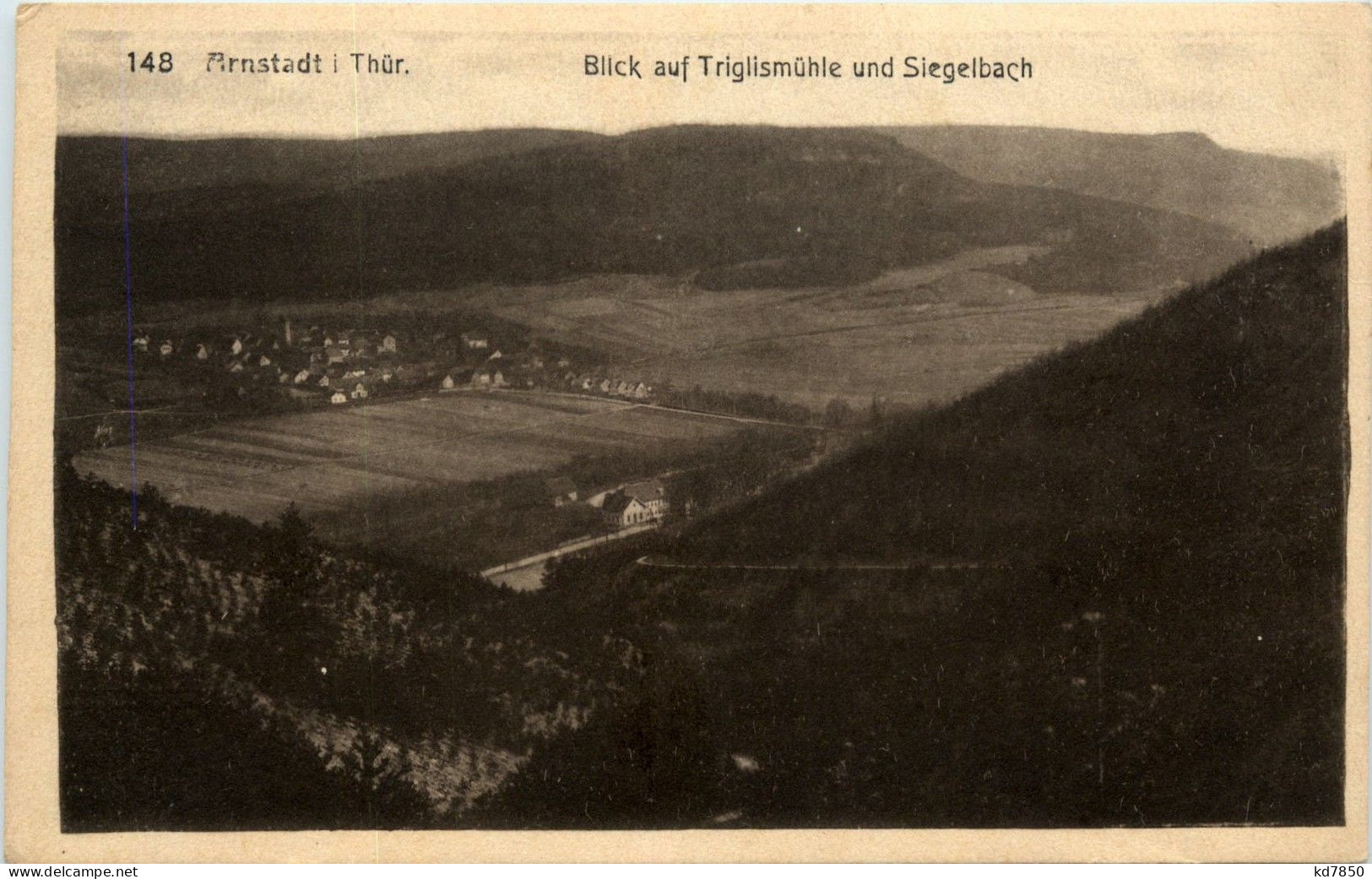 Arnstadt/Thür. - Blick Auf Triglismühle Und Siegelbach - Arnstadt