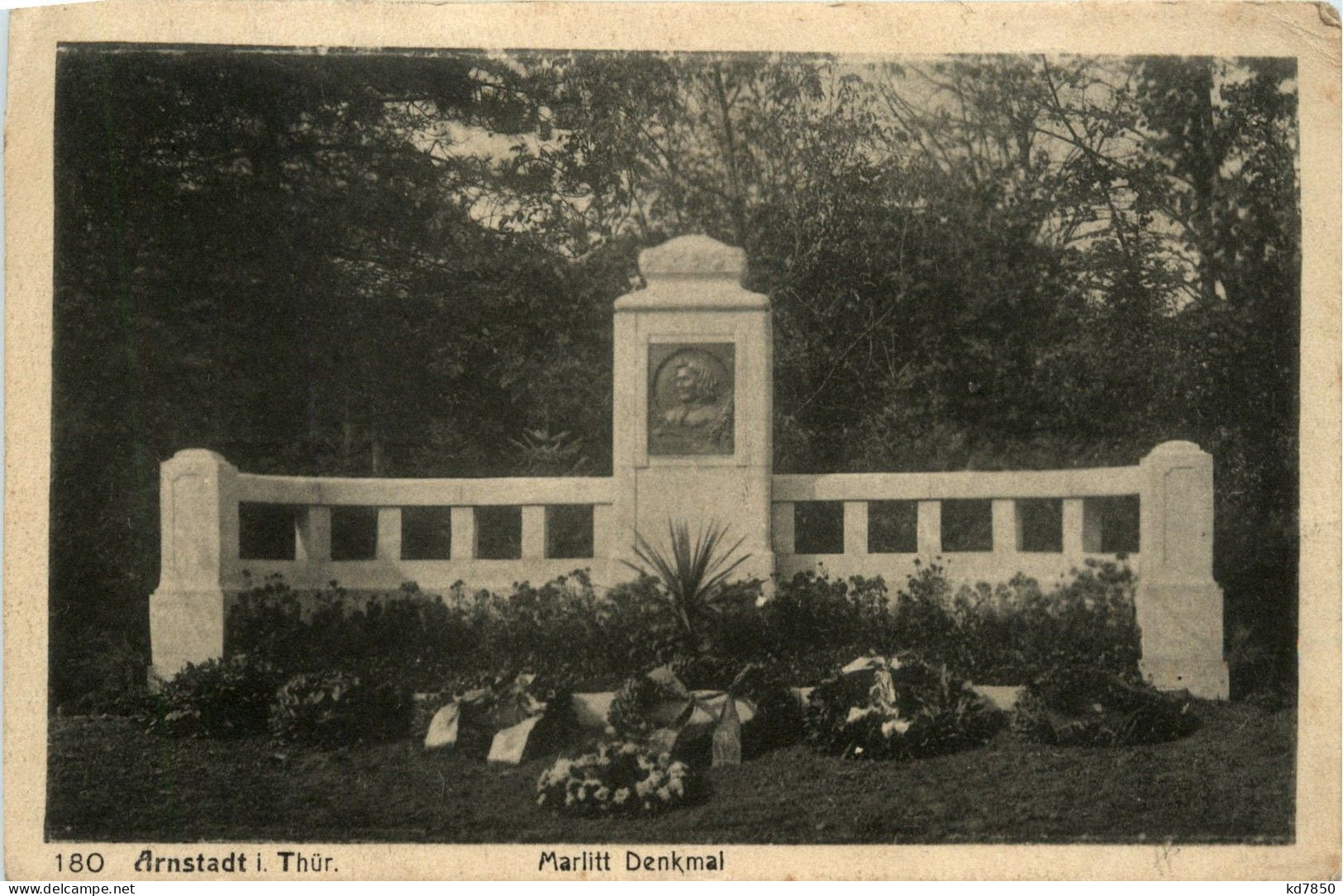 Arnstadt/Thür. - Marlitt Denkmal - Arnstadt