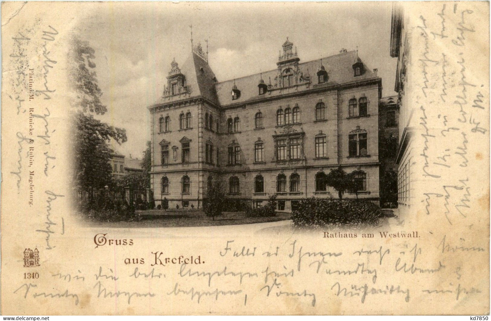 Gruss Aus Krefeld - Rathaus - Krefeld