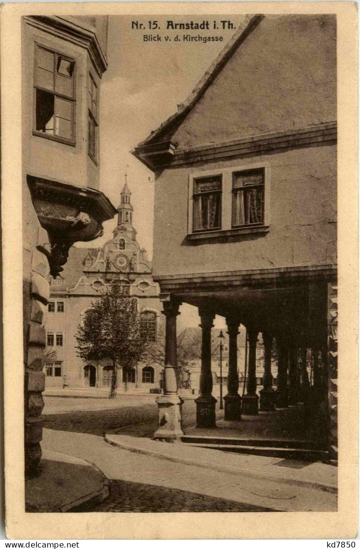 Arnstadt/Thür. - Blick Von Der Kirchgasse - Arnstadt