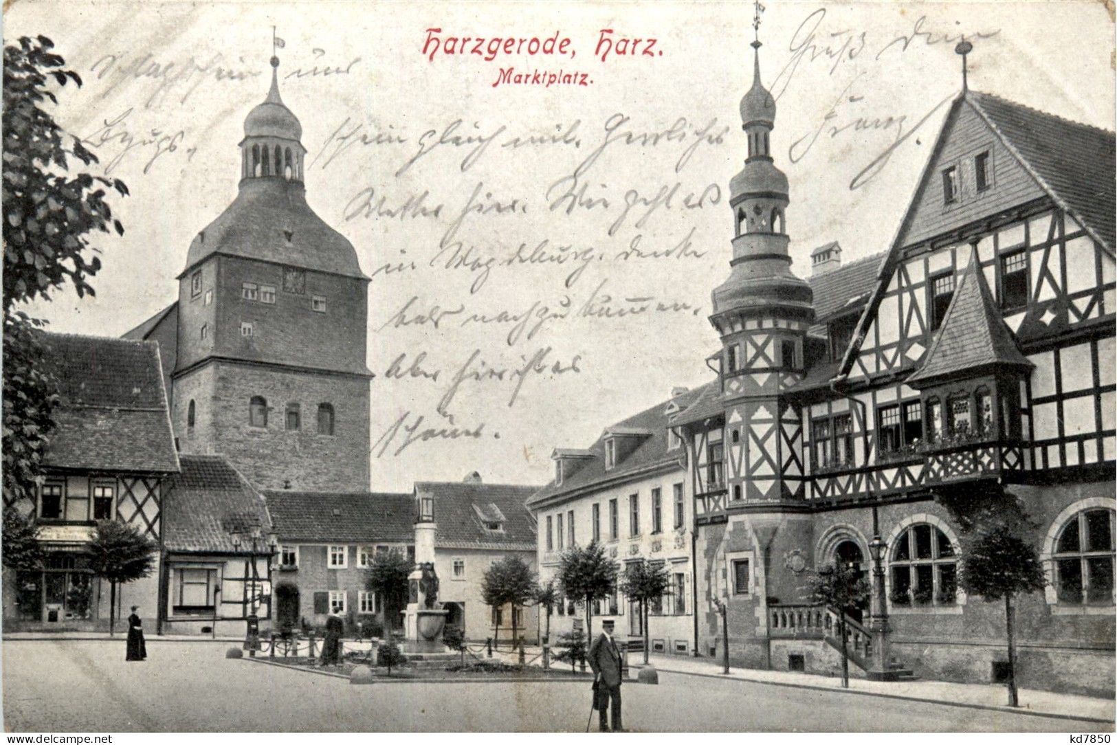 Harzgerode - Marktplatz - Harzgerode