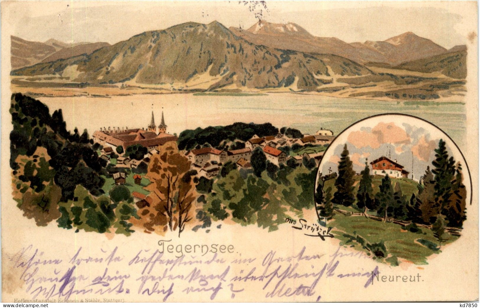 Tegernsee - Litho - Tegernsee