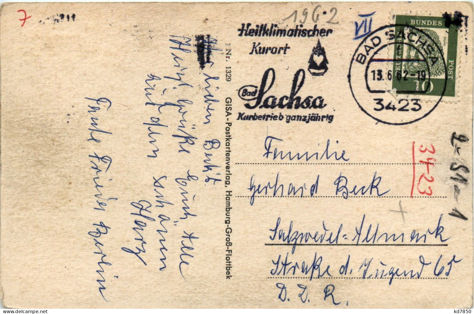 Bad Sachsa - Erholungsheim Des Reichsbundes - Bad Sachsa