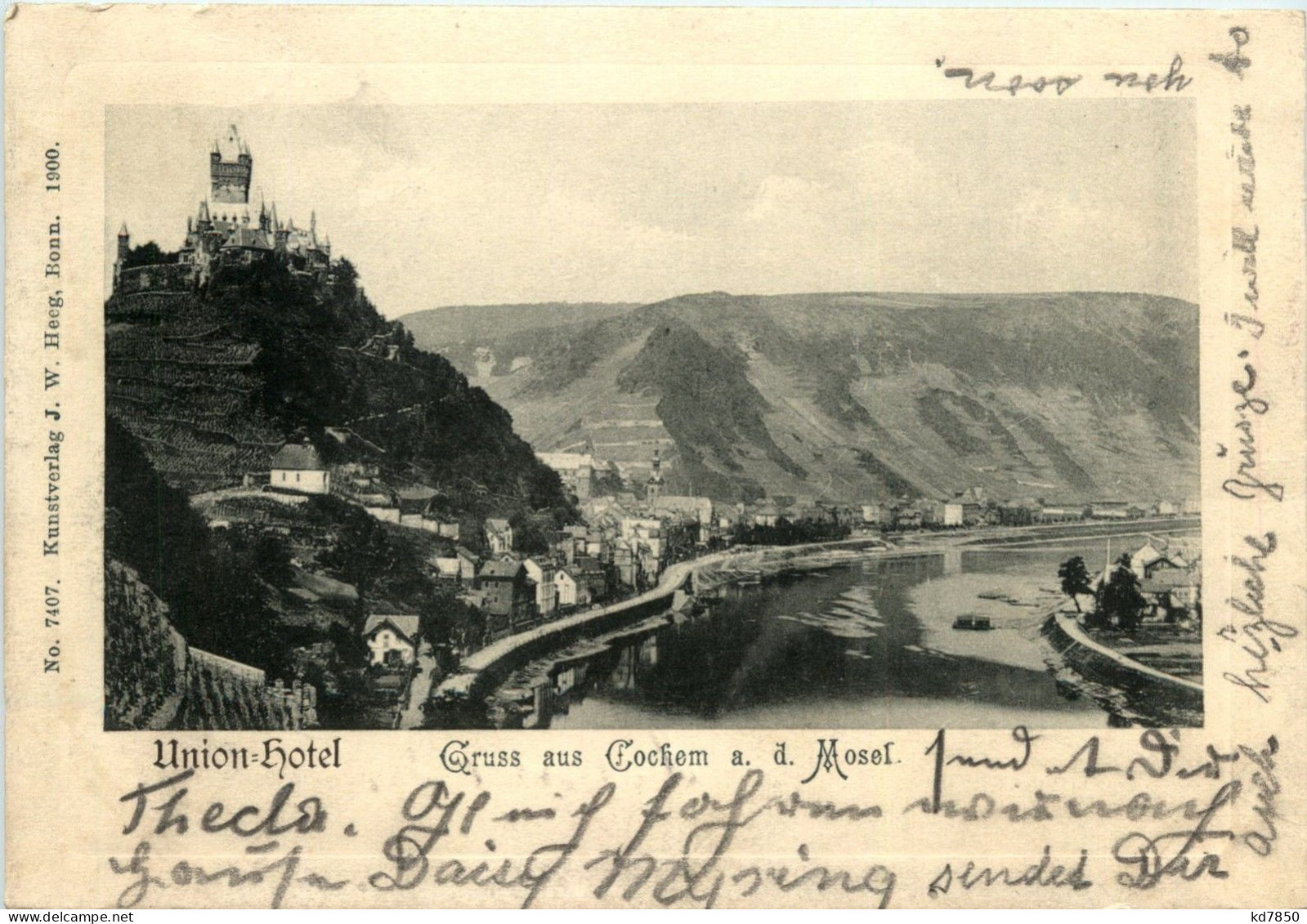 Gruss Aus Cochem An Der Mosel - Union Hotel - Cochem