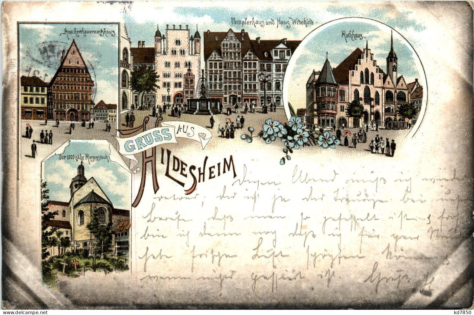 Gruss Aus Hildesheim - Litho - Hildesheim