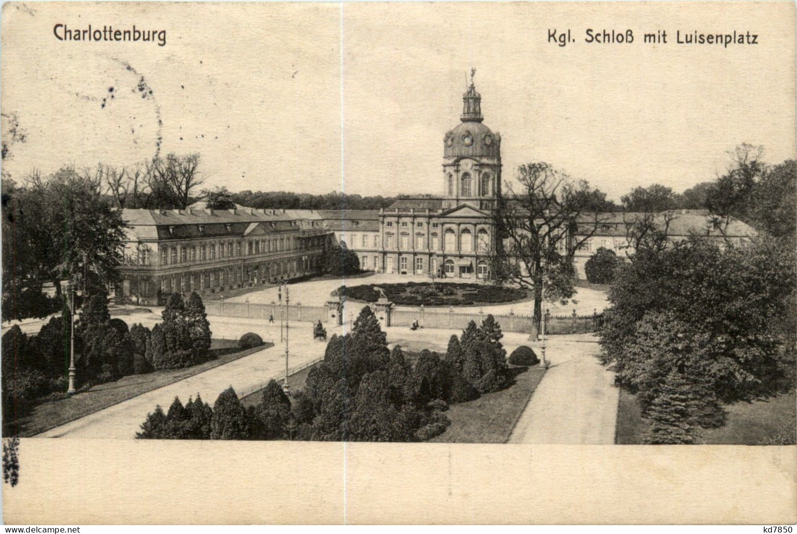 Berlin-Charlottenburg - Schloss Mit Luisenplatz - Charlottenburg