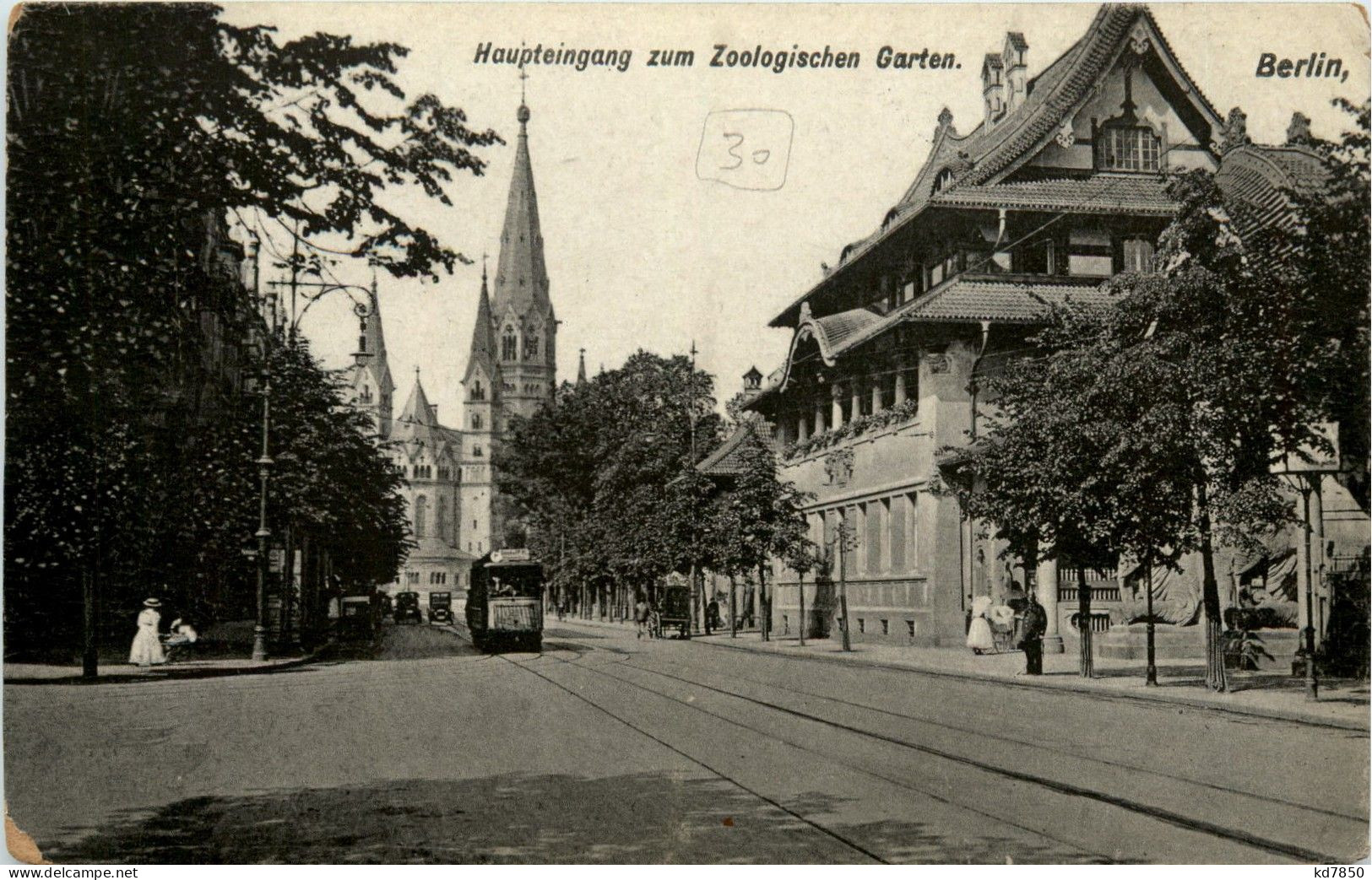 Berlin-Charlottenburg - Zool. Garten, Haupteingang - Charlottenburg