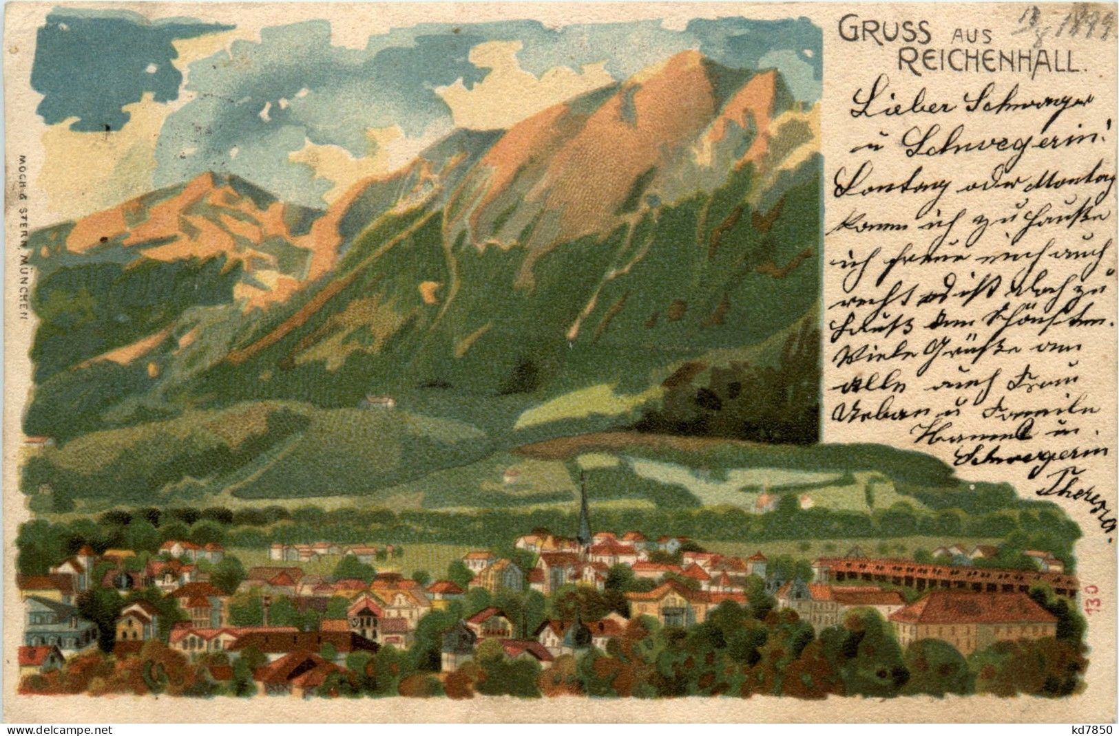 Gruss Aus Bad Reichenhall - Litho - Bad Reichenhall