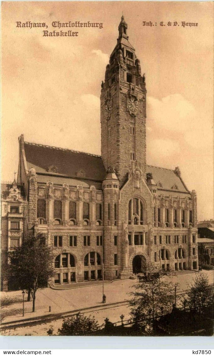 Berlin-Charlottenburg - Rathaus, Ratskeller - Charlottenburg