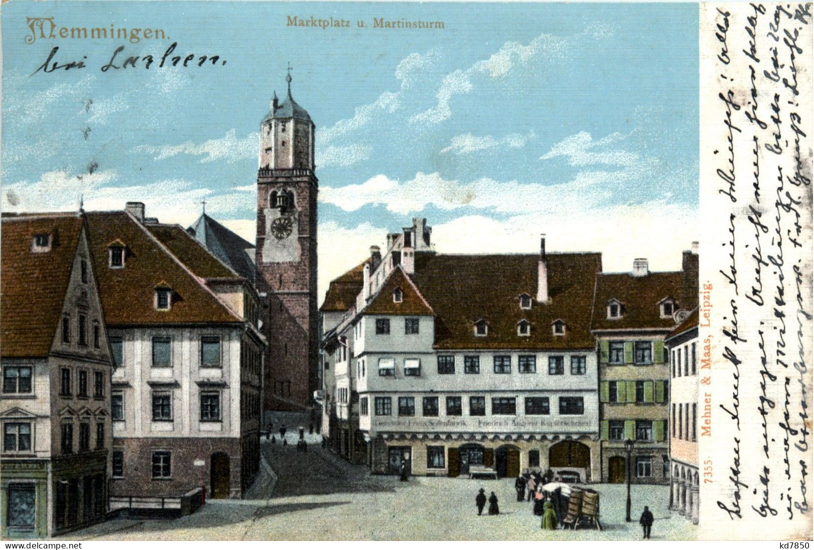 Bayern/Allgäu - Memmingen, Marktplatz Und Martinsturm - Memmingen