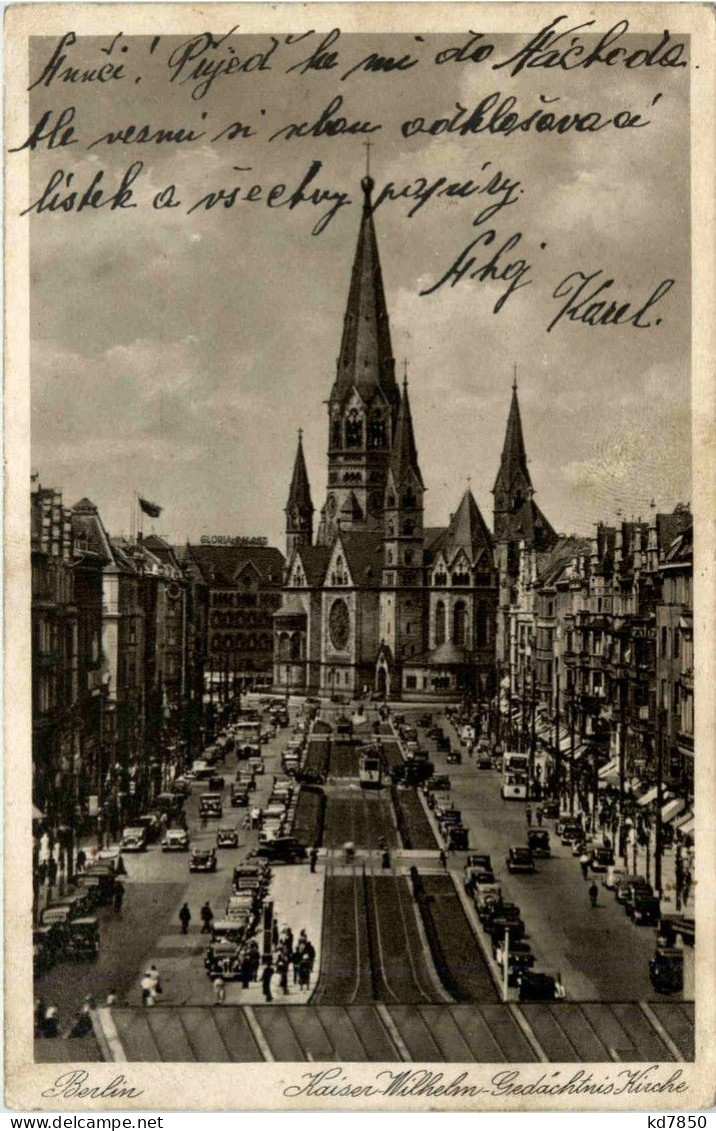 Berlin-Charlottenburg - Blick Auf Kaiser W.Ged.Kirche, - Charlottenburg