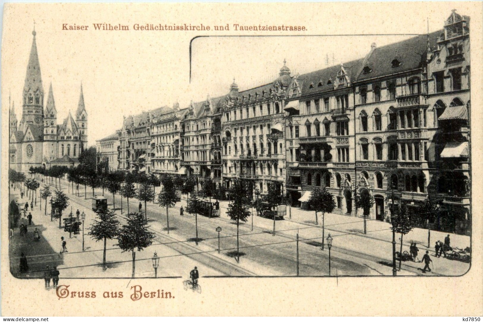 Berlin-Charlottenburg - Tauenzienstrasse Und Kaiser W.Ged.Kirche - Charlottenburg