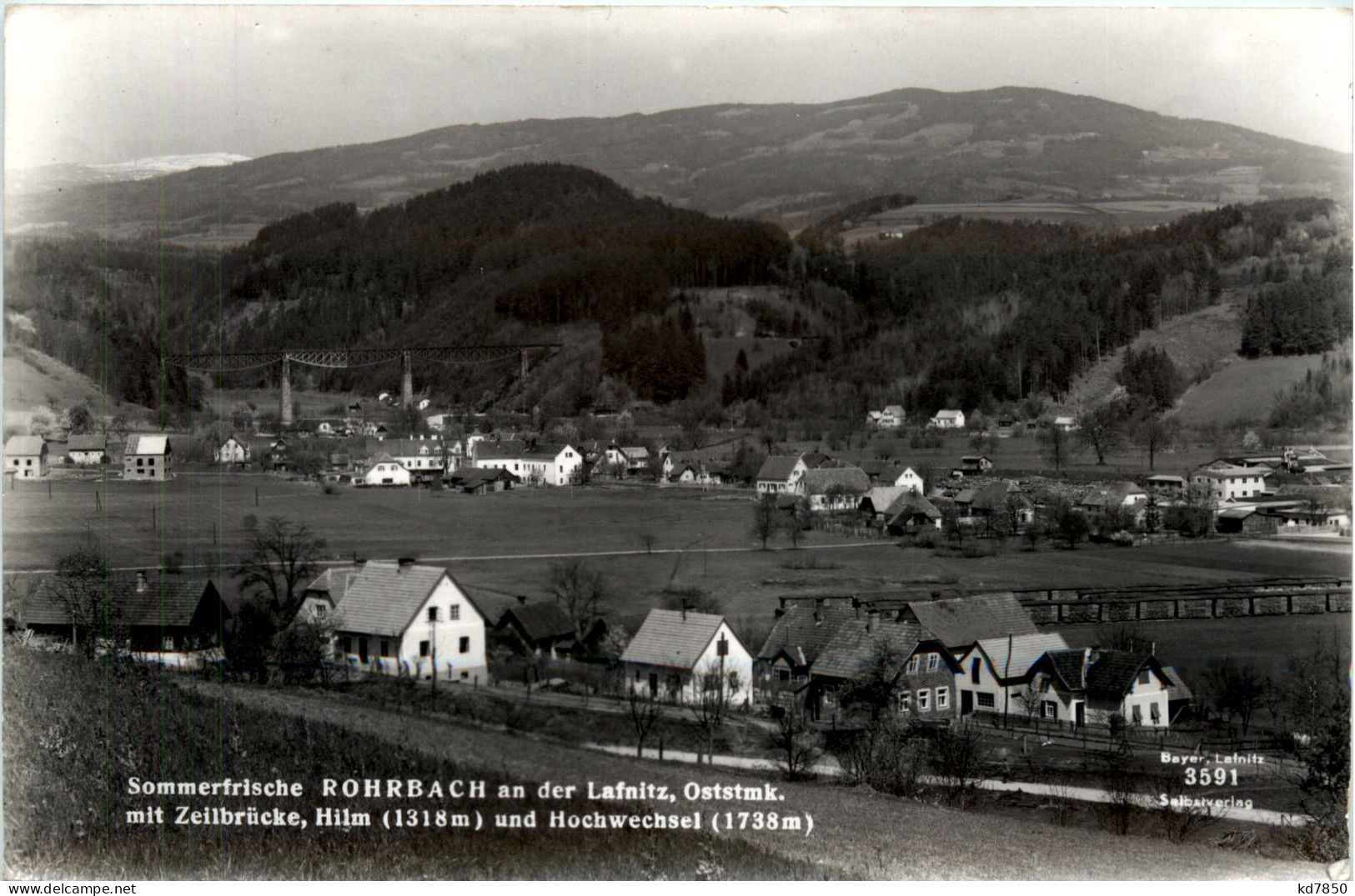 Sommerfrische Rohrbach A.d. Lafnitz, Mit Zeilbrücke Und Hochwechsel - Hartberg