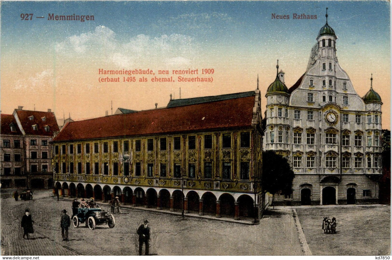 Bayern/Allgaü - Memmingen, Harmoniegebäude, Neues Rathaus - Memmingen