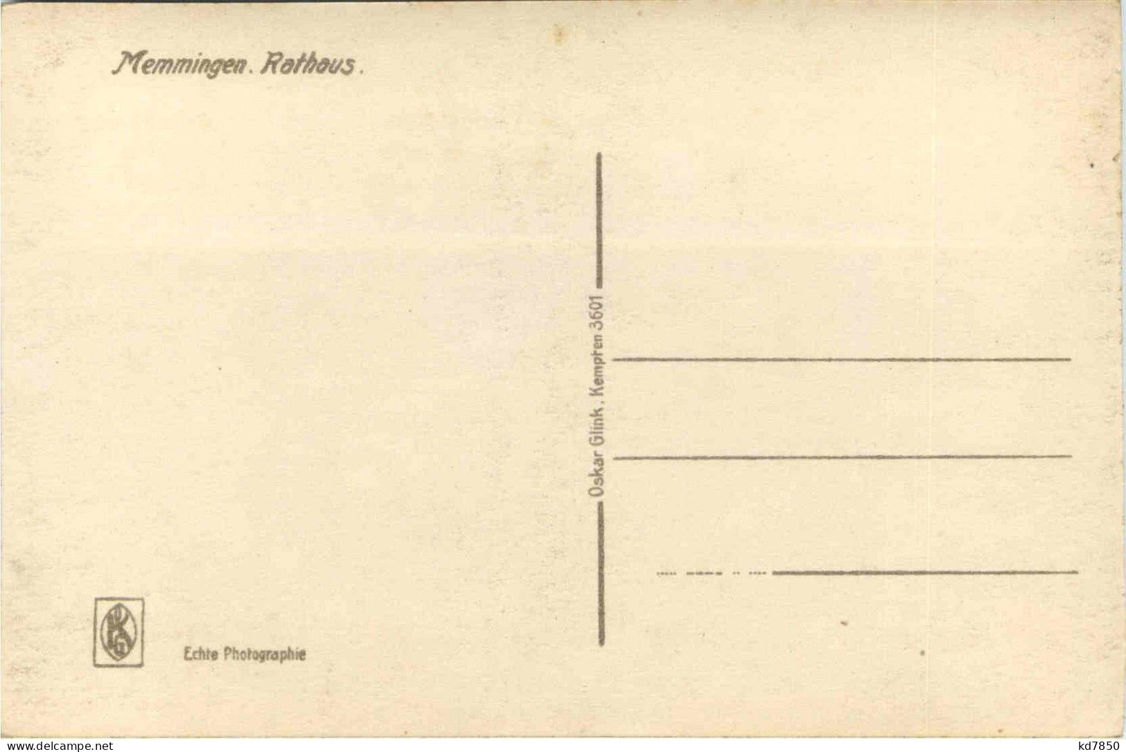 Bayern/Allgaü - Memmingen, Rathaus - Memmingen