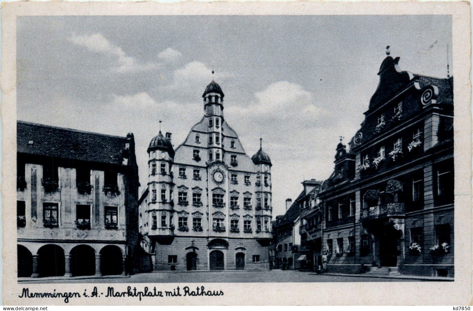 Bayern/Allgaü - Memmingen, Marktplatz Mit Rathaus - Memmingen