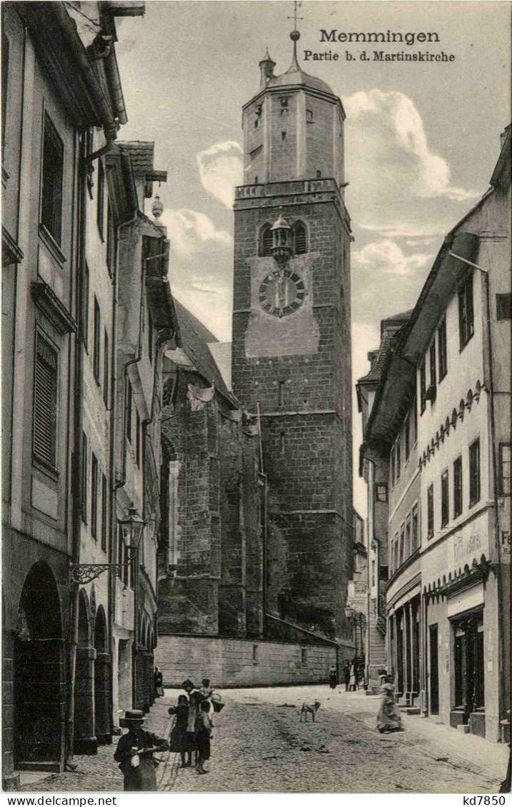 Bayern/Allgaü - Memmingen, Partie B.d. Martinskirche - Memmingen