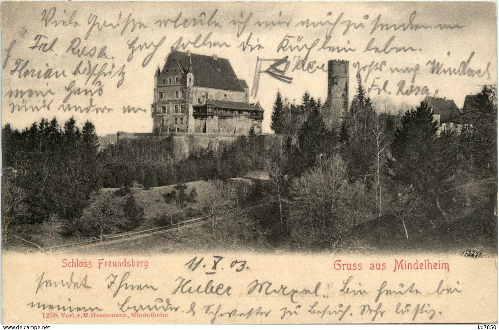 Bayern/Allgäu - Mindelheim, Schloss Freundsberg - Mindelheim