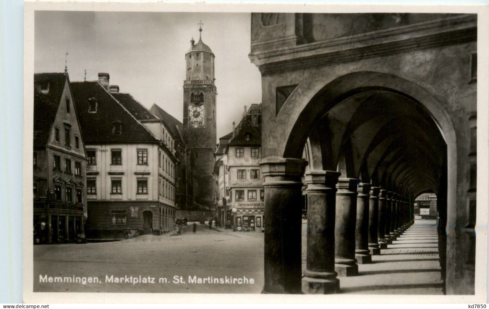 Bayern/Allgäu - Memmingen, Marktplatz Mit St. Martinskirche - Memmingen
