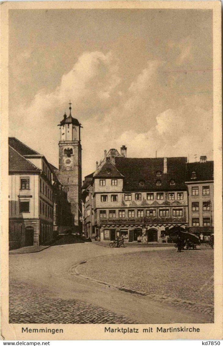 Bayern/Allgäu - Memmingen - Marktplatz Mit Martinskirche - Memmingen