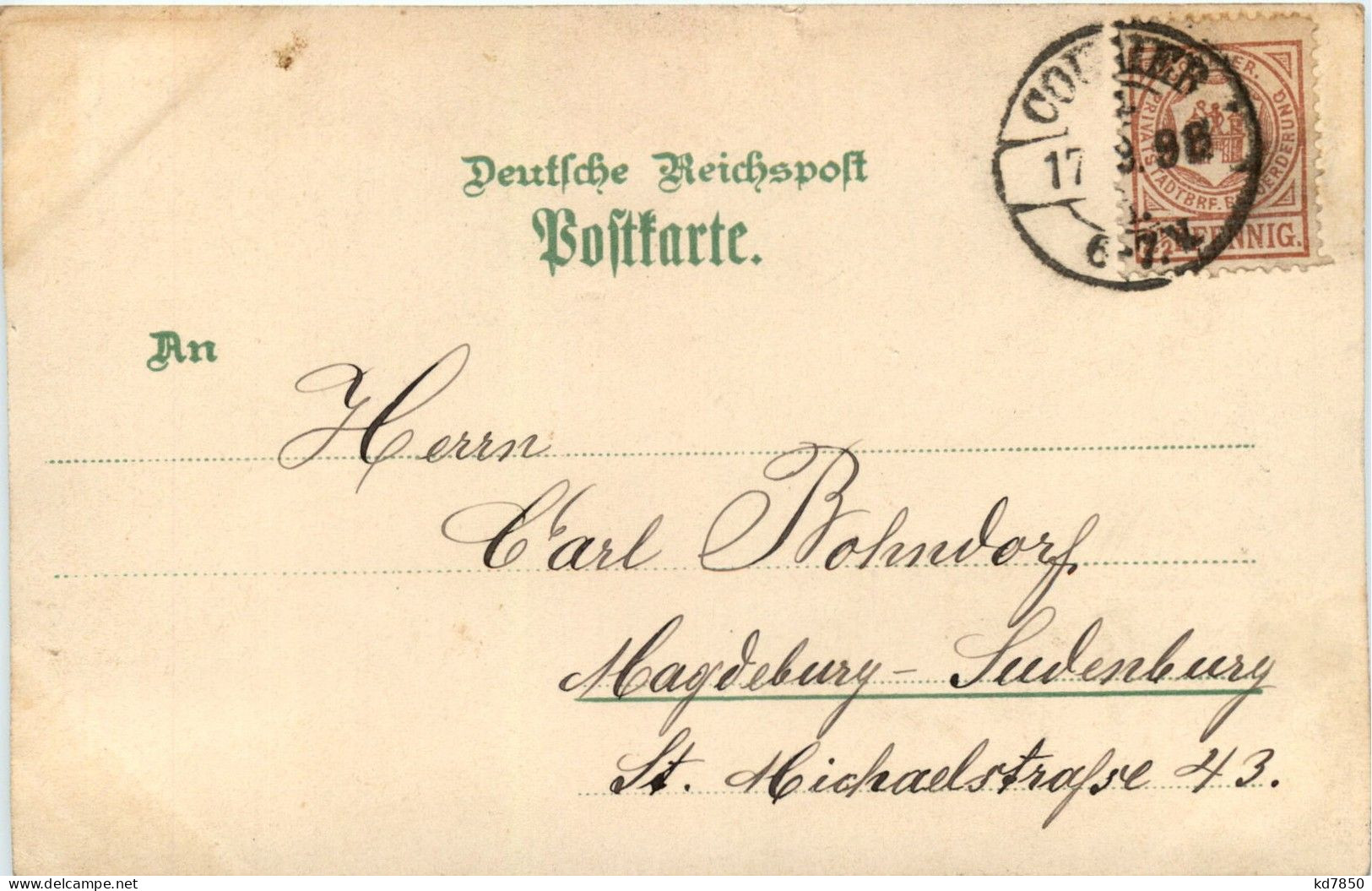 Gruss Aus Magdeburg - Litho - Privatpost - Magdeburg