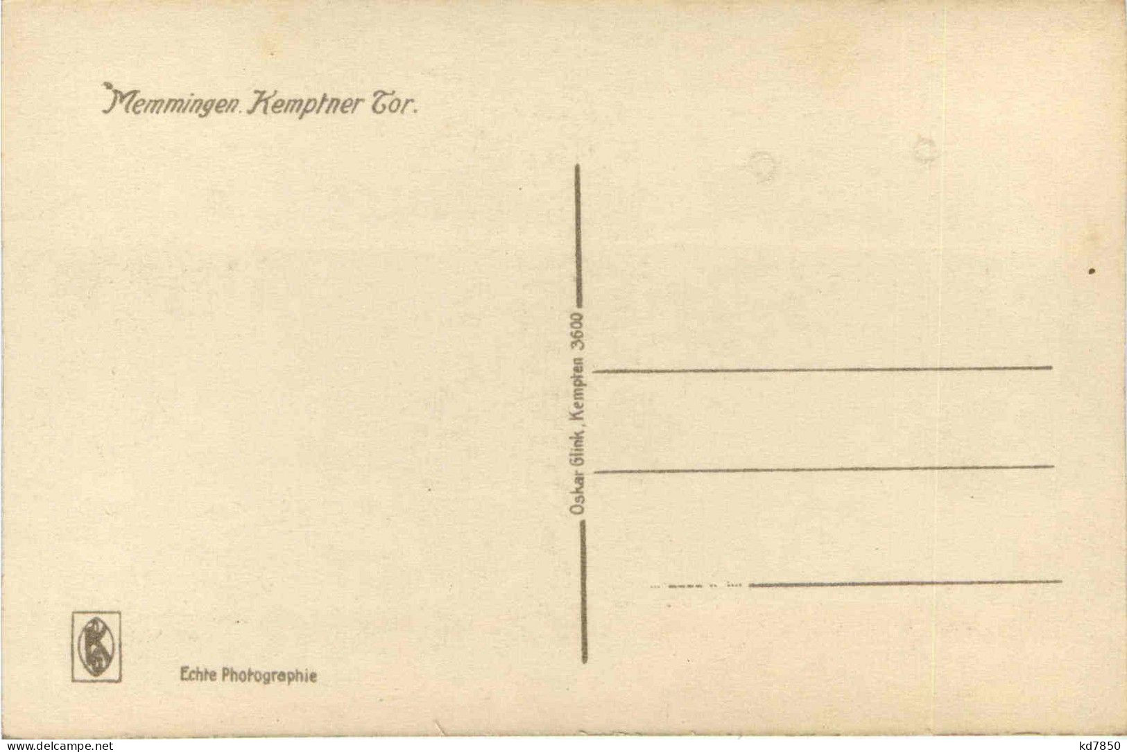 Bayern/Allgaü - Memmingen, Kemptner Tor - Memmingen