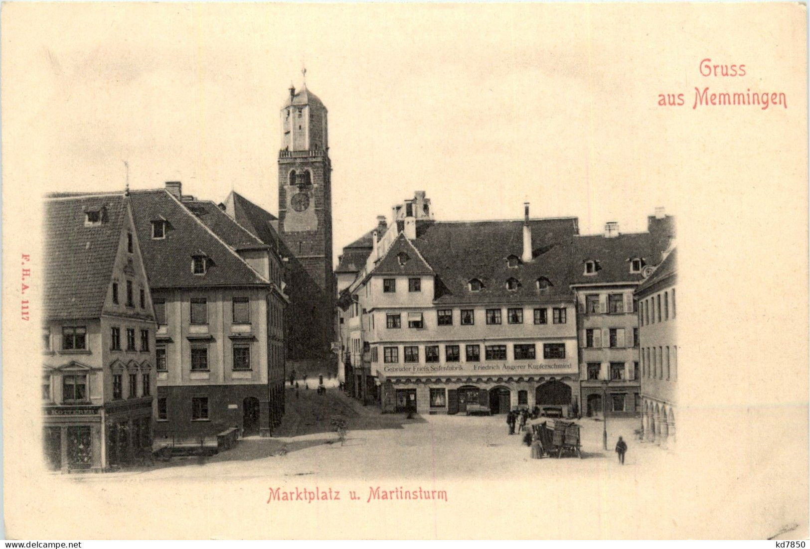 Bayern/Memmingen - Marktplatz Und Martinsturm - Memmingen