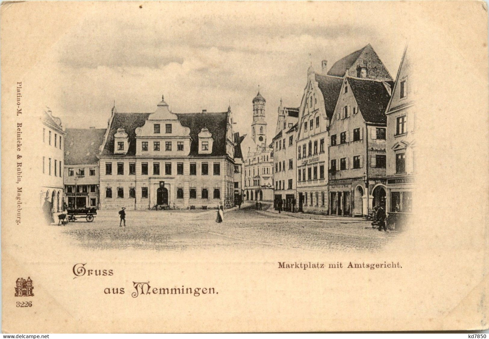 Bayern/Memmingen - Marktplatz Mit Amtsgericht - Memmingen