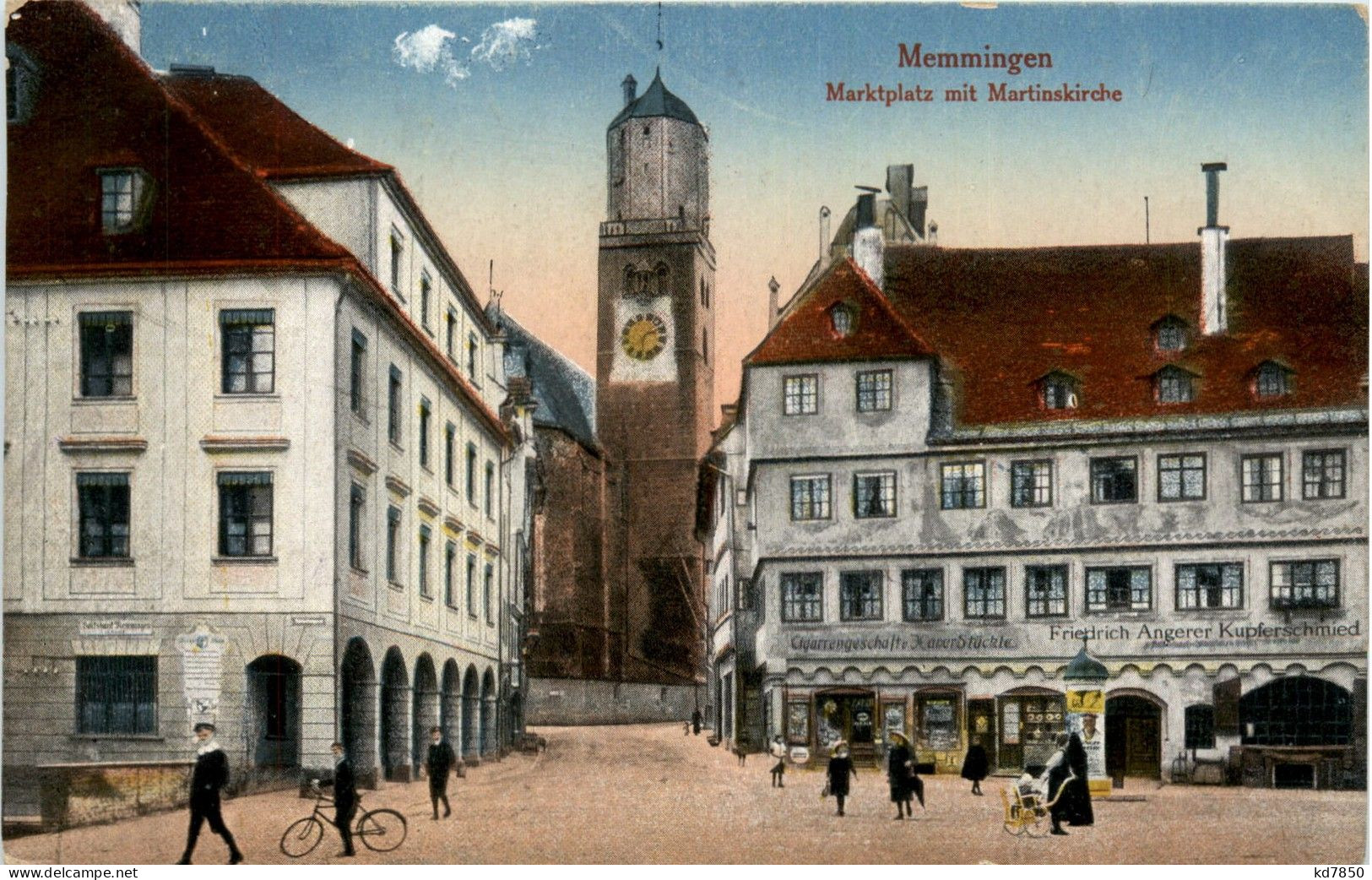 Bayern/Memmingen - Marktplatz Mit Martinskirche - Memmingen