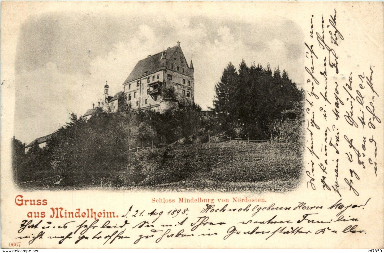 Bayern/Allgäu - Mindelheim, Schloss Mindelburg Von Nordosten - Mindelheim