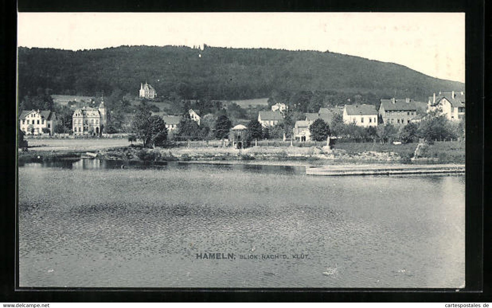 AK Hameln, Weser-Blick Zur Klüt  - Hameln (Pyrmont)