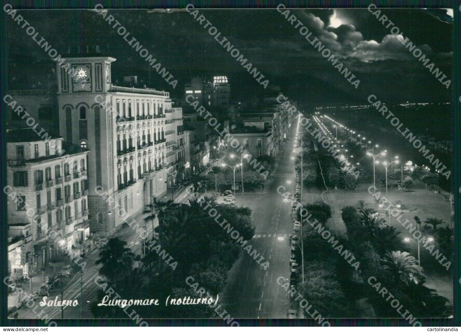 Salerno Città PIEGHINA Foto FG Cartolina KB4255 - Salerno