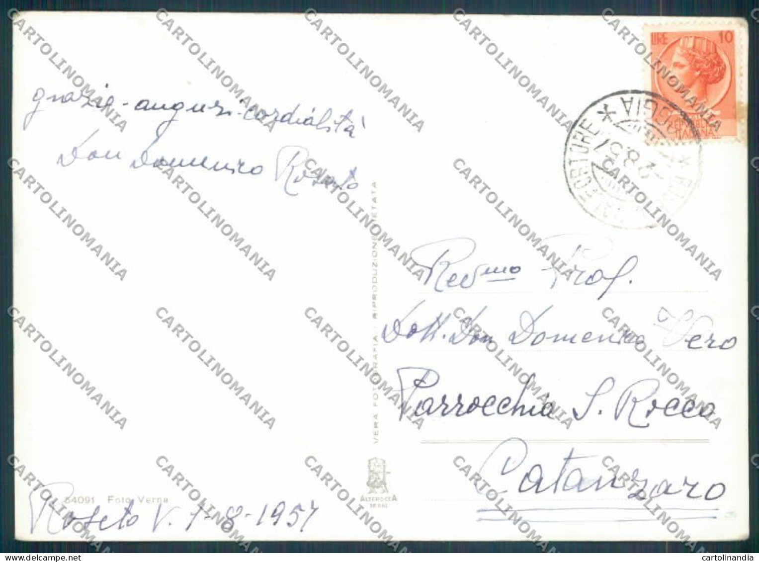 Foggia Roseto Valfortore Foto FG Cartolina ZF8173 - Foggia