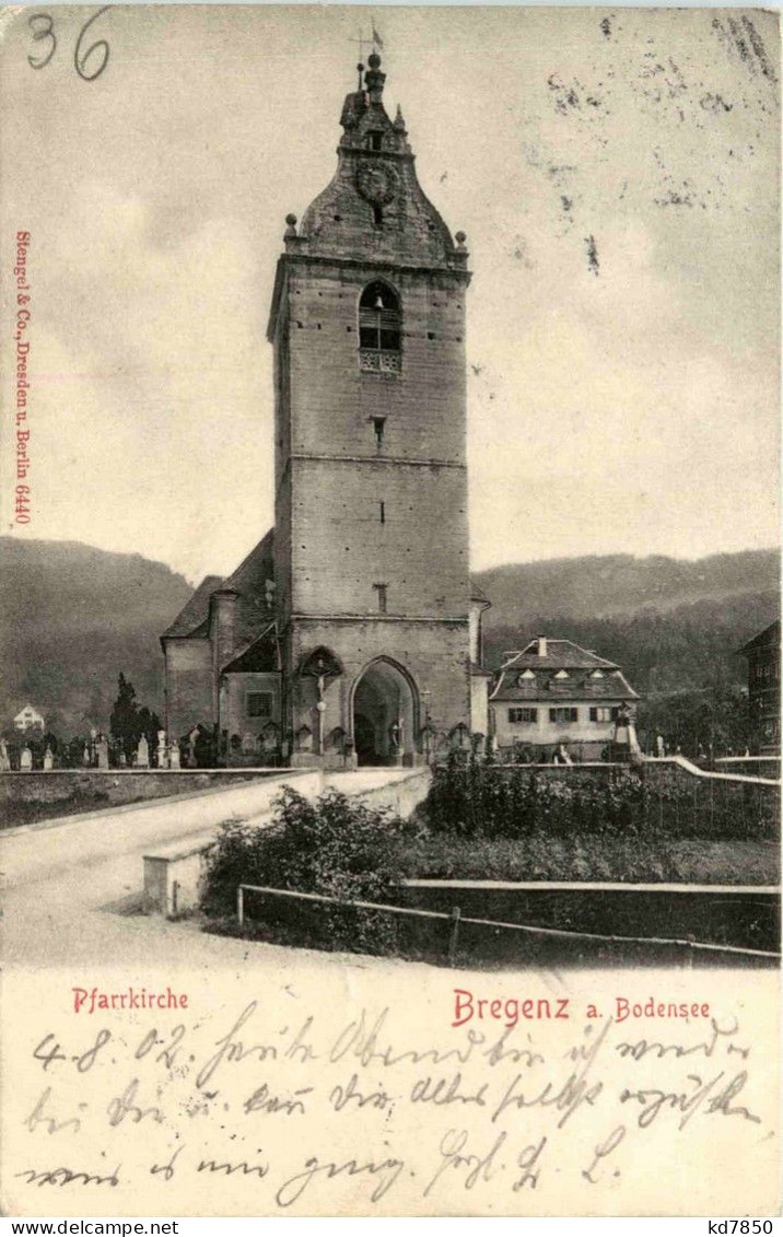 Bregenz/Vorarlberg, Div.Orte Und Umgebung - Bregenz, Pfarrkirche - Bregenz