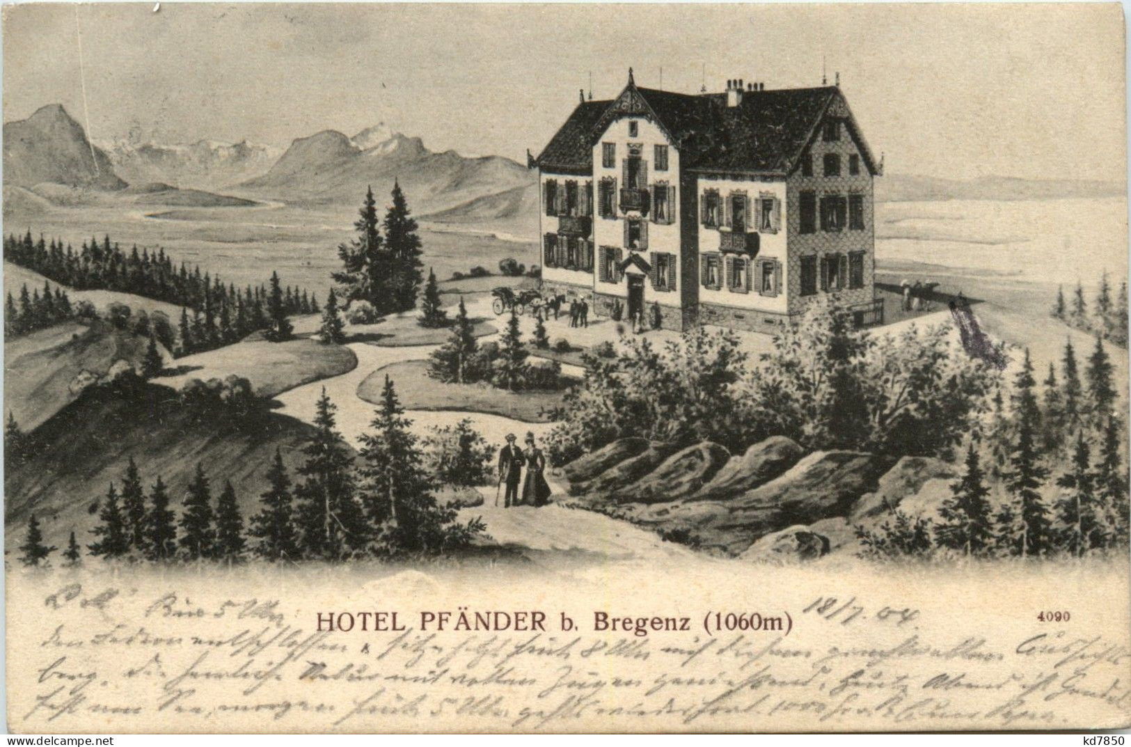 Bregenz/Vorarlberg, Div. Orte Und Umgebung - Bregenz, Hotel Pfänder - Bregenz