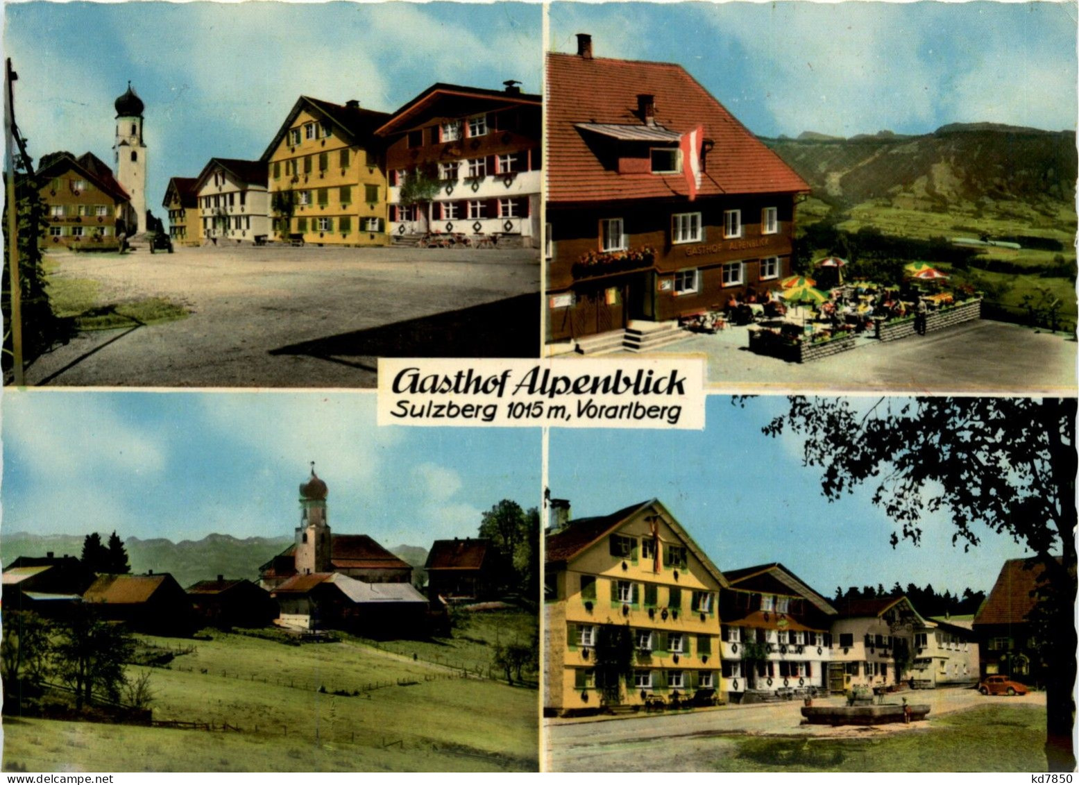 Vorarlberg/Bregenz/ Lindau Und Umgebung - Sulzberg, Gasthof Alpenblick - Bregenz