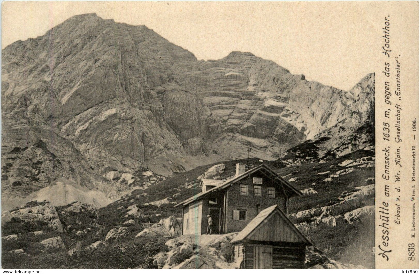 Admont/Gesäuse Und Umgebung - Hesshütte Am Ennseck Gegen Das Hochtor - Gesäuse