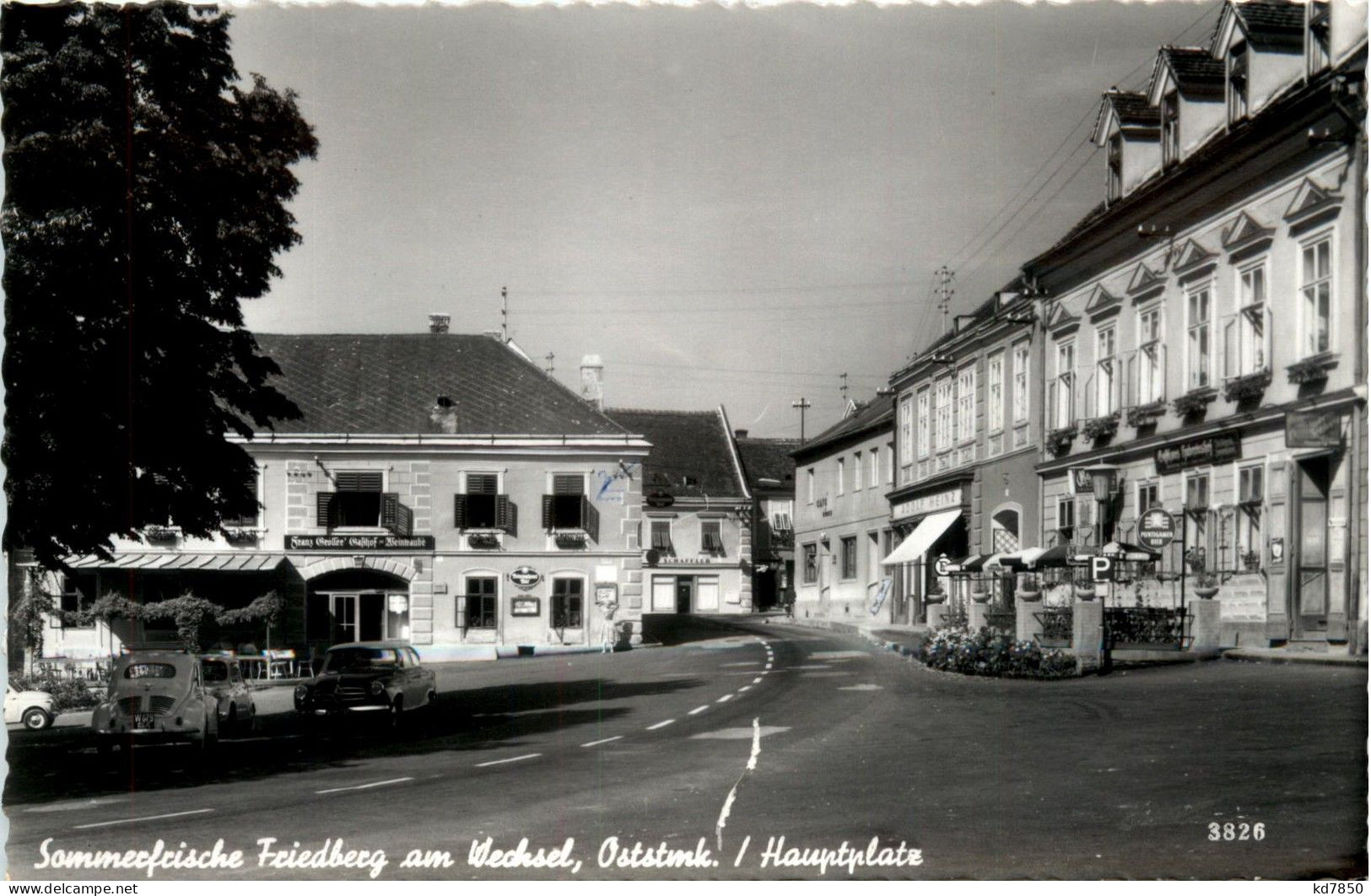 Steiermark/div. Orte - Sommerfrische Friedberg Am Wechsel, Hauptplatz - Hartberg