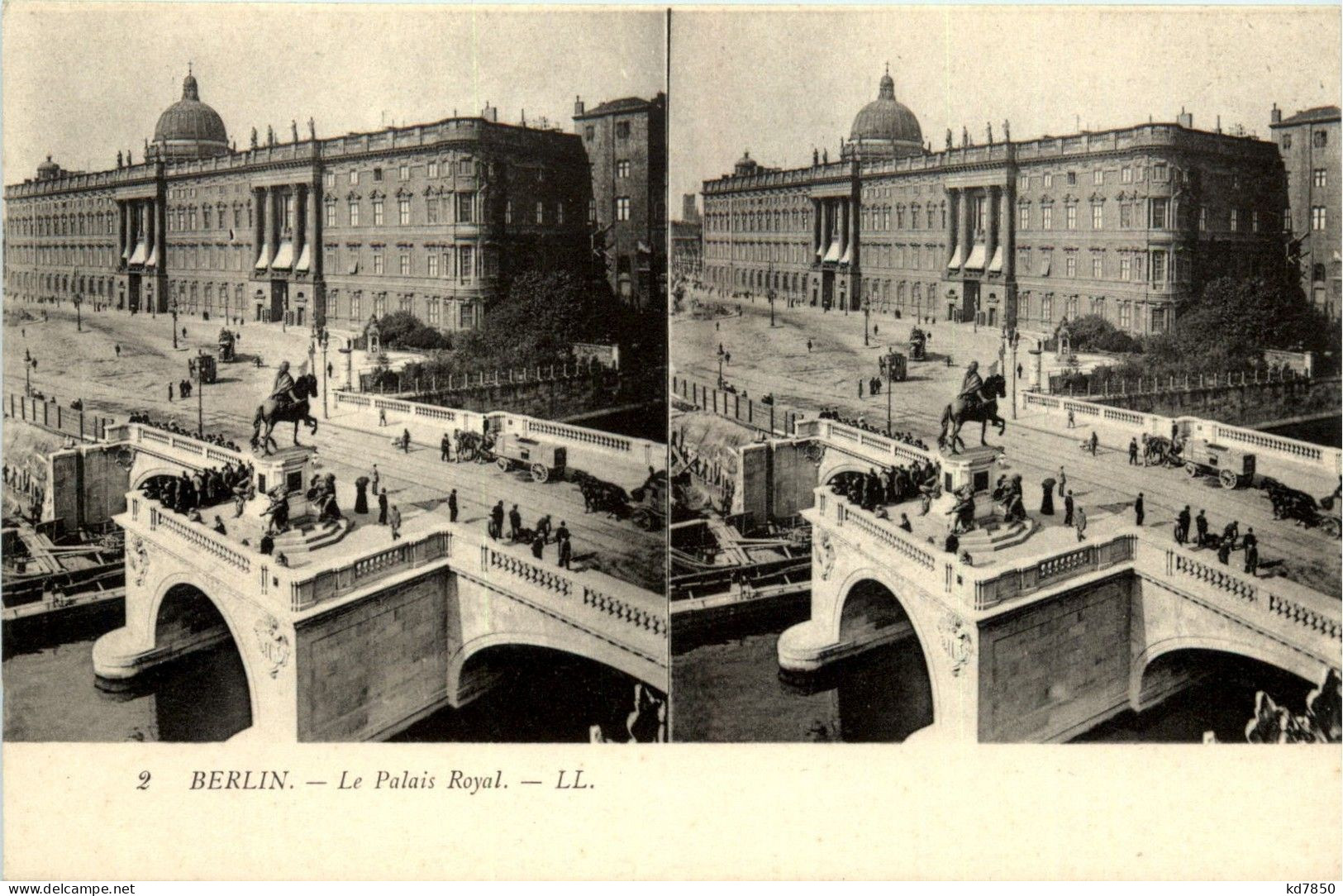 Berlin - Le Palais Royal - Stereo - Stereoscope Cards