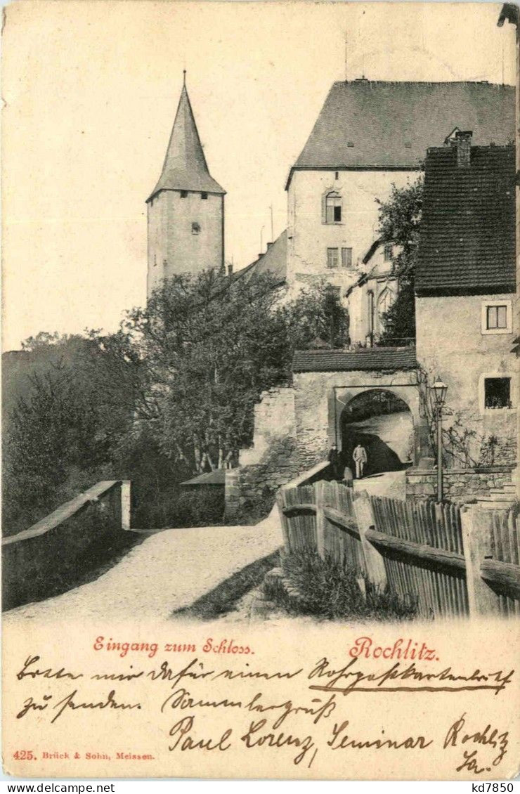 Rochlitz - Eingang Zum Schloss - Rochlitz
